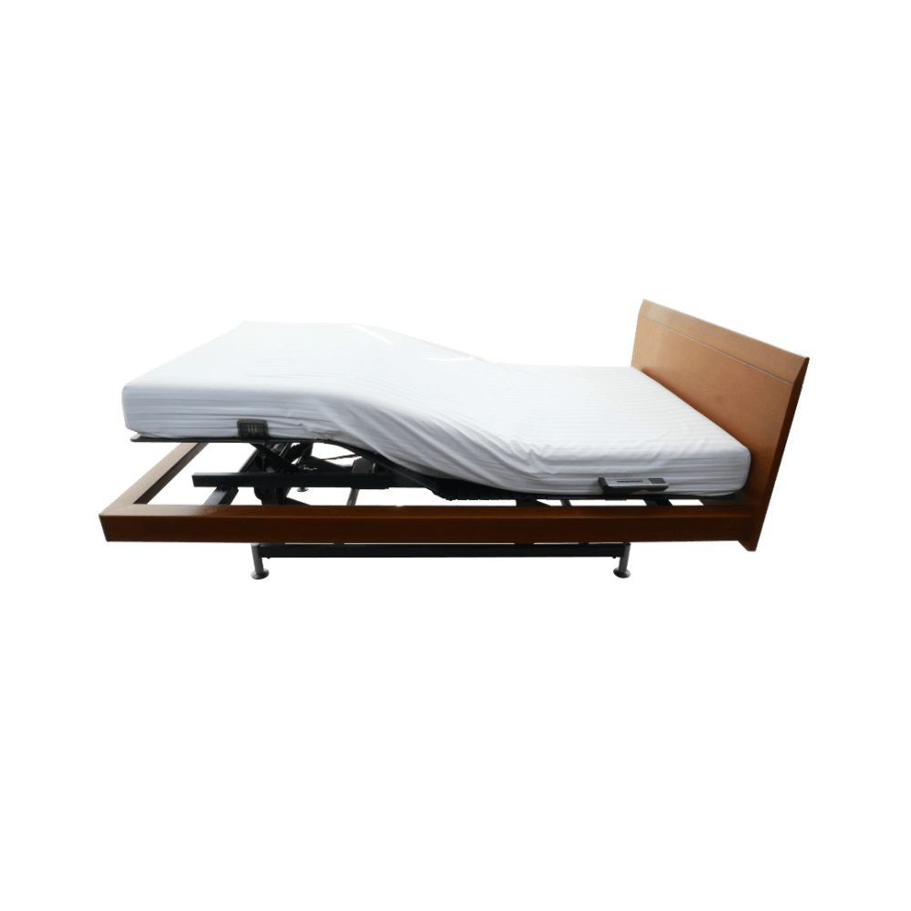 เตียงผู้ป่วยไฟฟ้า PARAMOUNT BED รุ่น Intime 7000 สี ไม้ พร้อมที่นอน รุ่น SMART SLEEP